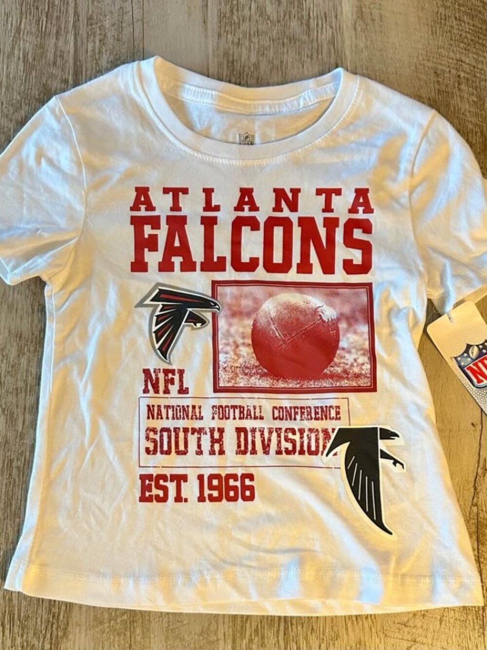 ⭐NFL Team Apparel Atlanta Falcons T-Shirt XS 4/5